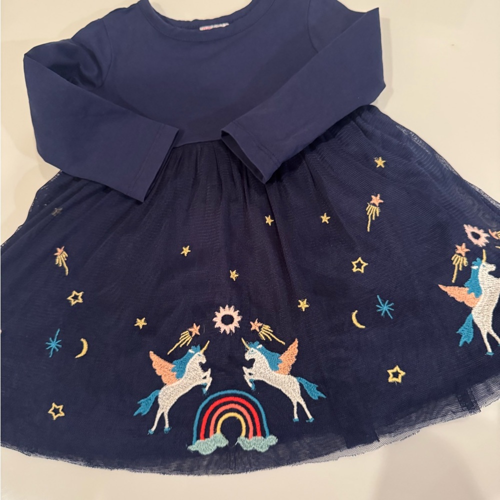 Hanna Andersson Unicorn Tulle Dress